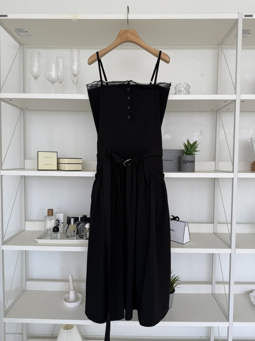 SOLAR東大門直郵女裝新款熱賣休閑真品26春夏連衣裙含腰帶SOLAR連衣裙圖色2