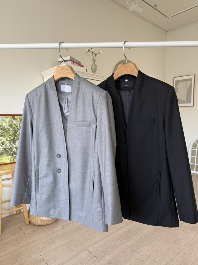 SOLAR東大門實拍女士新品推薦26春夏熱賣休閑人氣職業夾克SOLAR夾克