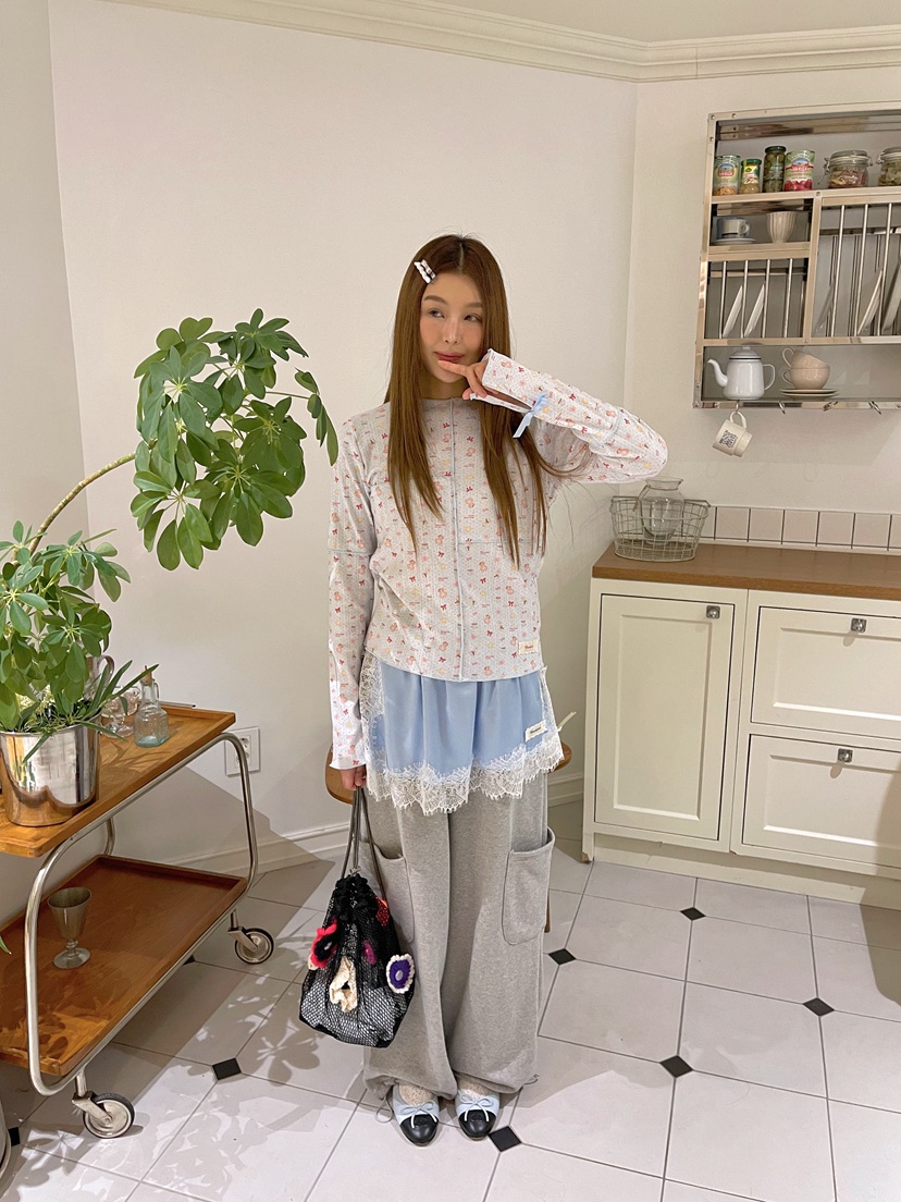 BOUTIQUE-L韓國代購女士新款職業熱賣真品時尚推薦長袖T恤BOUTIQUE-L長袖T恤