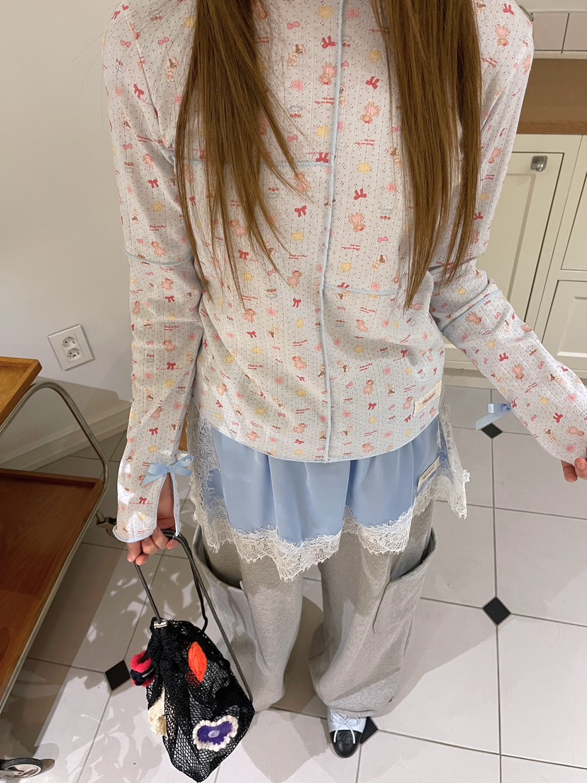 BOUTIQUE-L韓國代購女士新款職業熱賣真品時尚推薦長袖T恤BOUTIQUE-L長袖T恤圖色2