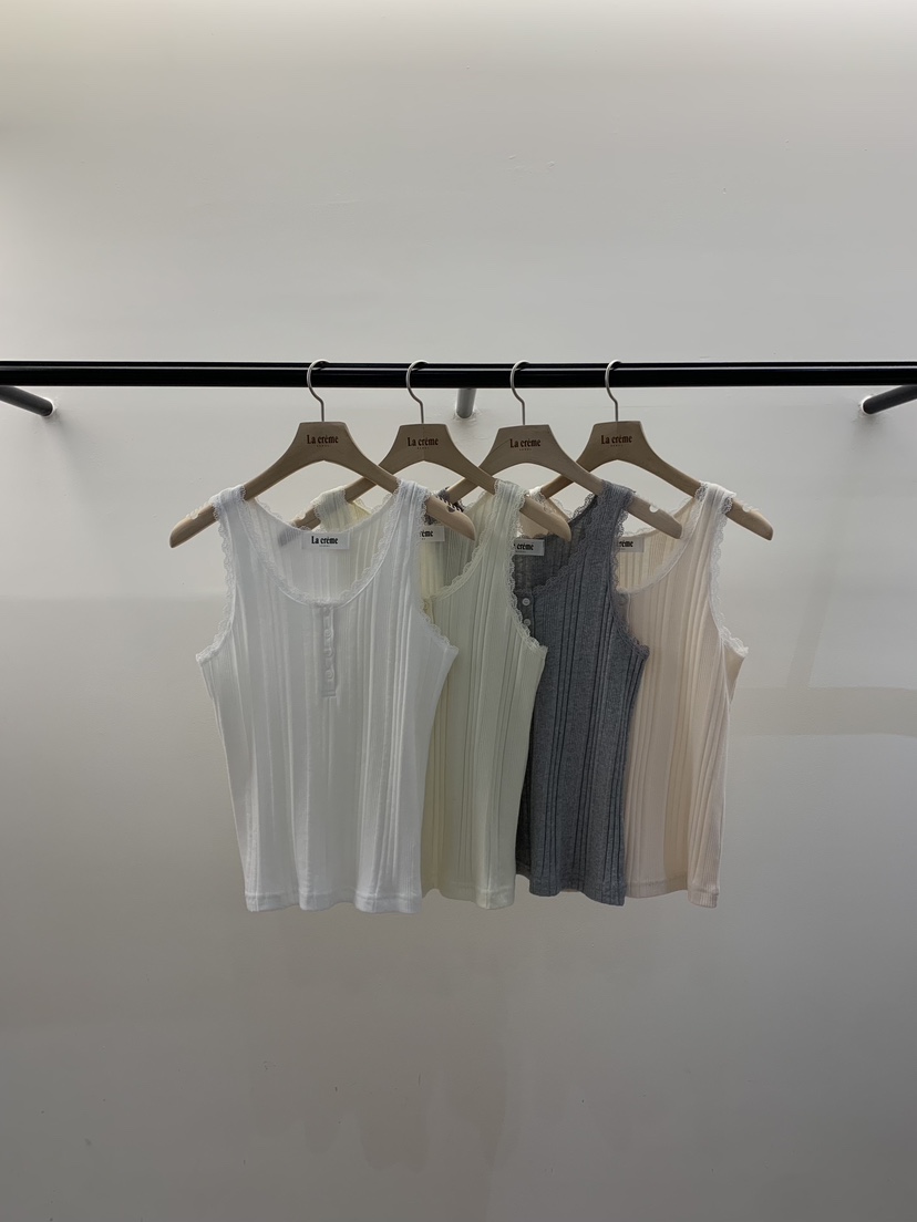 LA CREME東大門實拍女士新款推薦26春夏時尚休閑吊帶背心LA CREME吊帶/背心
