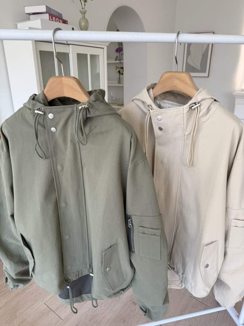 SOLAR東大門代購女士新品時尚職業推薦26春夏熱賣夾克褶皺SOLAR夾克