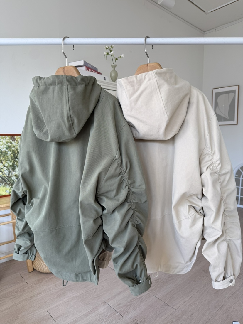 SOLAR東大門代購女士新品時尚職業推薦26春夏熱賣夾克褶皺SOLAR夾克