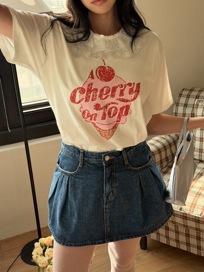 LOVABLE東大門直郵女裝新品休閑熱賣職業26春夏時尚真品T恤LOVABLET恤