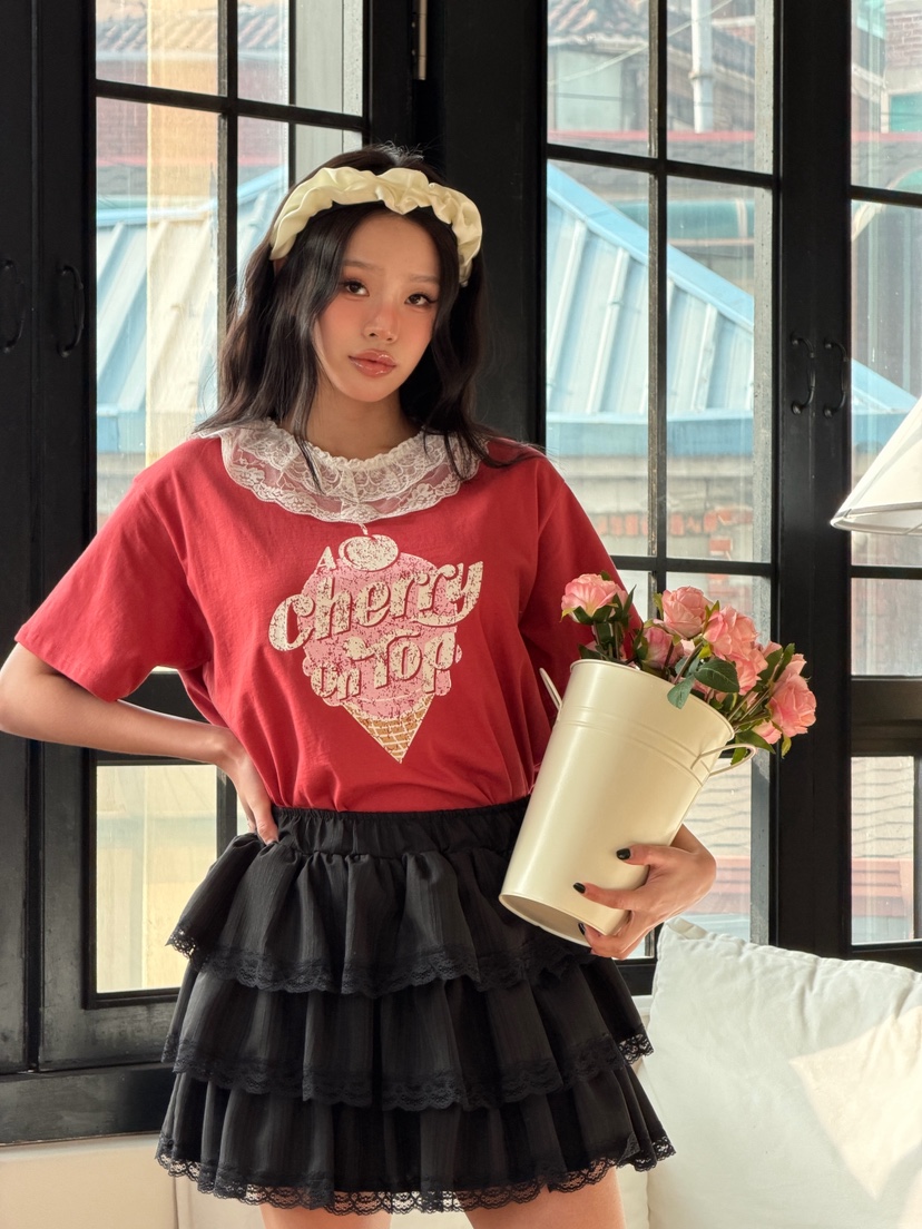 LOVABLE東大門直郵女裝新品休閑熱賣職業26春夏時尚真品T恤LOVABLET恤