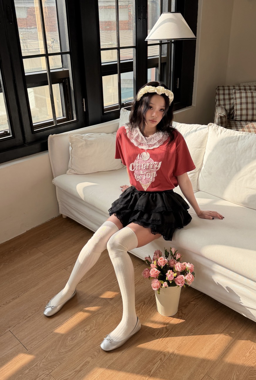 LOVABLE東大門直郵女裝新品休閑熱賣職業26春夏時尚真品T恤LOVABLET恤