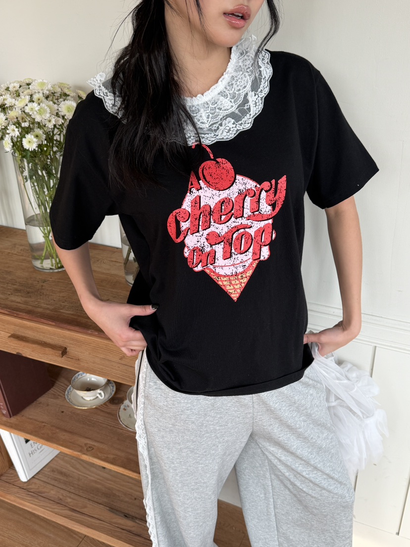 LOVABLE東大門直郵女裝新品休閑熱賣職業26春夏時尚真品T恤LOVABLET恤