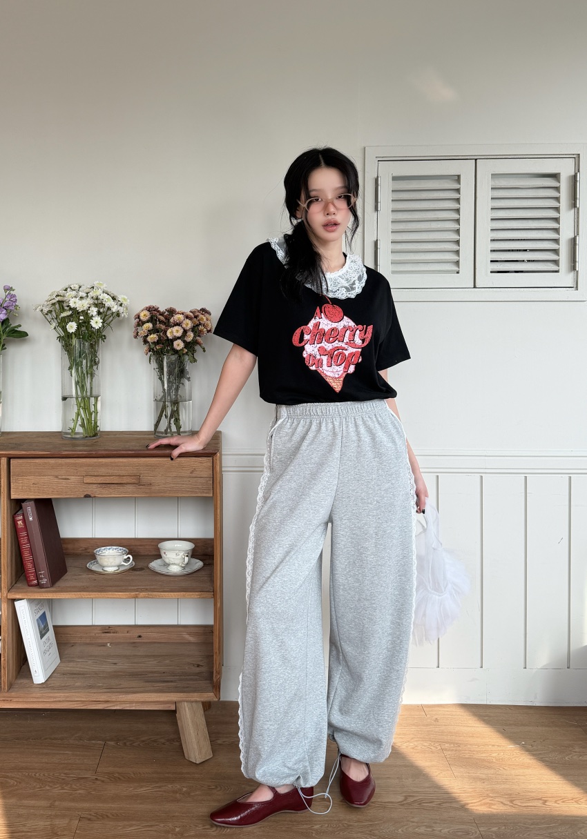 LOVABLE東大門直郵女裝新品休閑熱賣職業26春夏時尚真品T恤LOVABLET恤