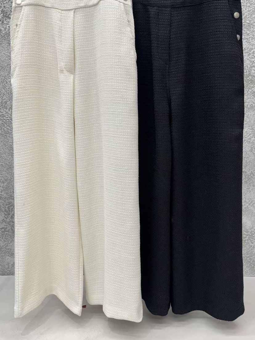 BADCALM東大門實拍女裝新款人氣時尚26春夏職業背帶褲粗花呢BADCALM背帶褲