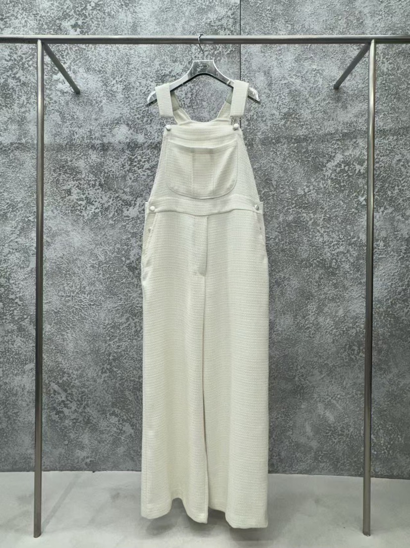 BADCALM東大門實拍女裝新款人氣時尚26春夏職業背帶褲粗花呢BADCALM背帶褲圖色1