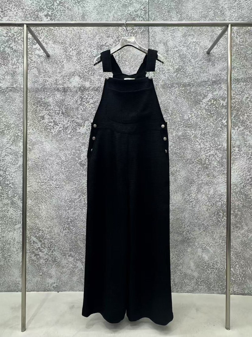 BADCALM東大門實拍女裝新款人氣時尚26春夏職業背帶褲粗花呢BADCALM背帶褲圖色2