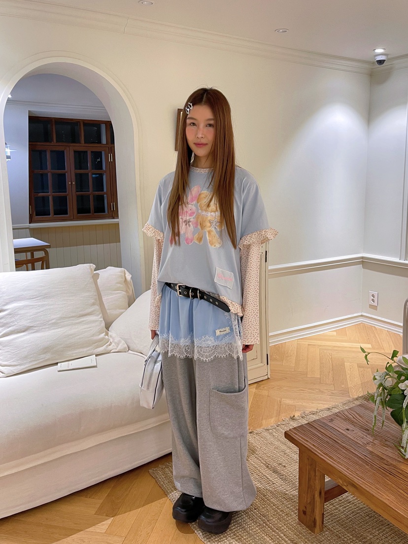 BOUTIQUE-L韓國直郵女裝新款推薦休閑熱賣人氣職業長袖T恤BOUTIQUE-L長袖T恤