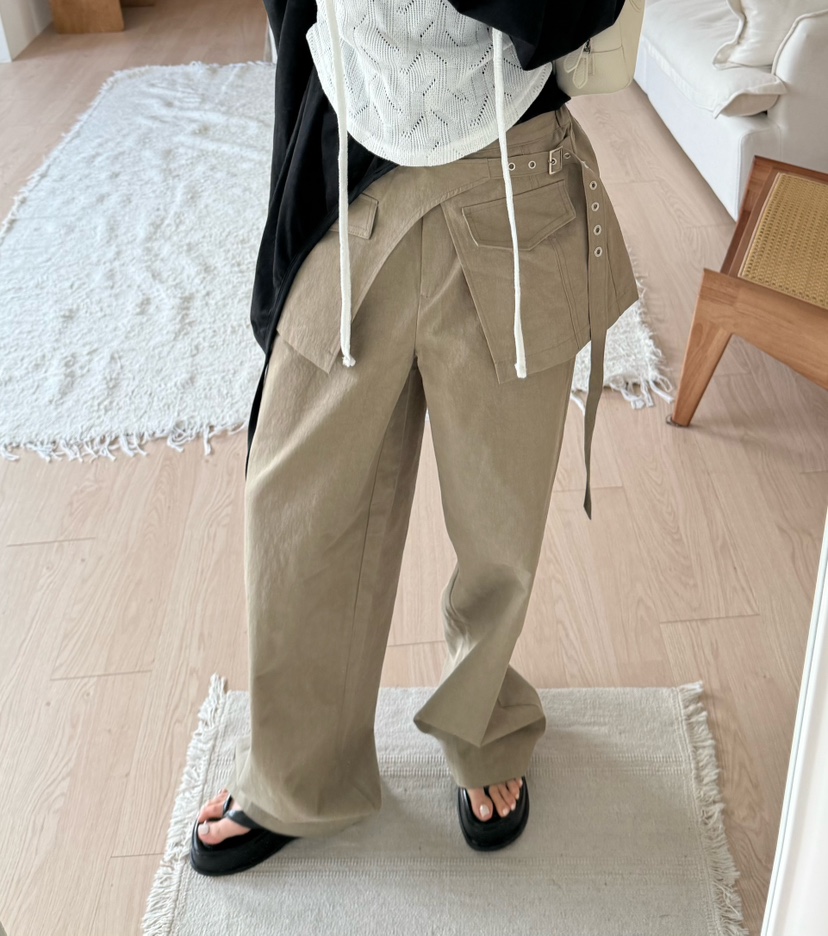 DENVER東大門代購女士新品時尚人氣熱賣職業推薦26春夏休閑褲DENVER休閑褲