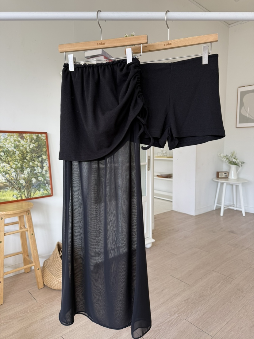 SOLAR東大門實拍女士新品休閑時尚推薦職業熱賣套裝雪紡褶皺SOLAR套裝圖色2