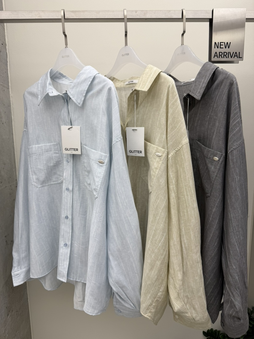 GLITTER韓國代購女士新款真品休閑人氣職業時尚襯衫蕾絲衫GLITTER襯衫/蕾絲衫