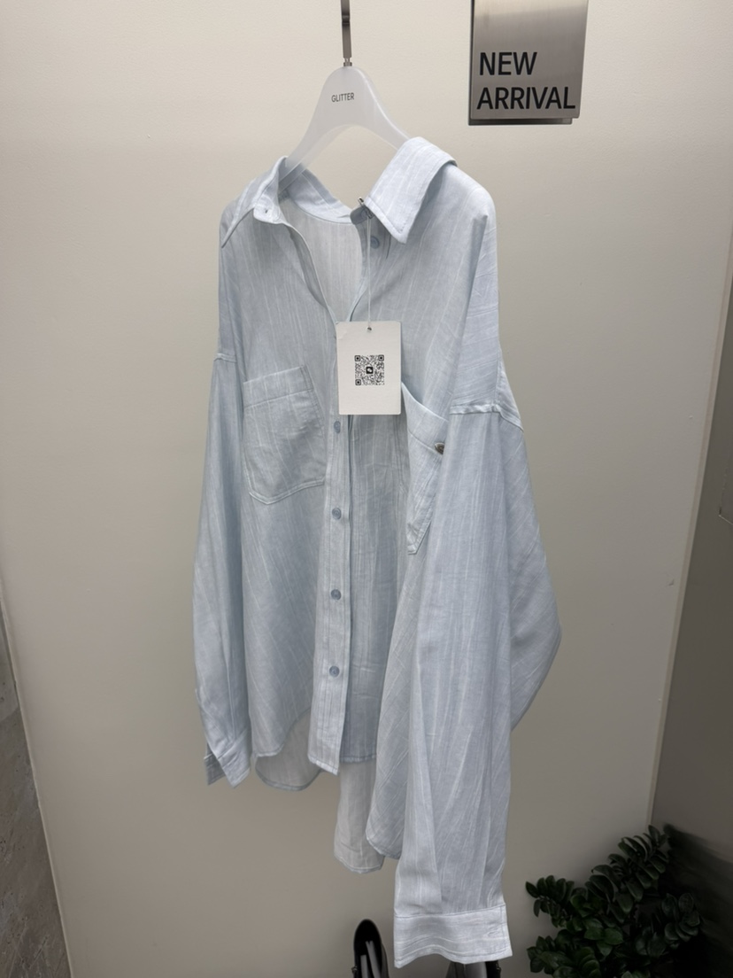 GLITTER韓國代購女士新款真品休閑人氣職業時尚襯衫蕾絲衫GLITTER襯衫/蕾絲衫圖色1