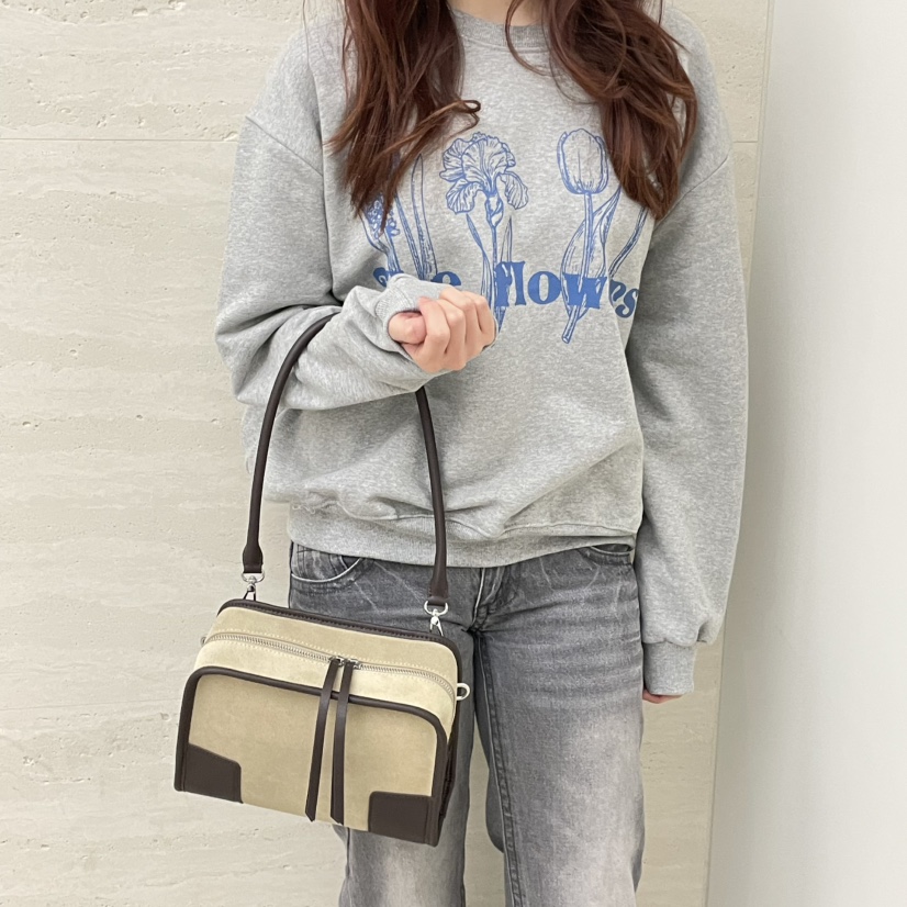 J PLACE東大門直郵女裝新品休閑真品職業單肩斜跨包亞麻J PLACE單肩/斜跨包