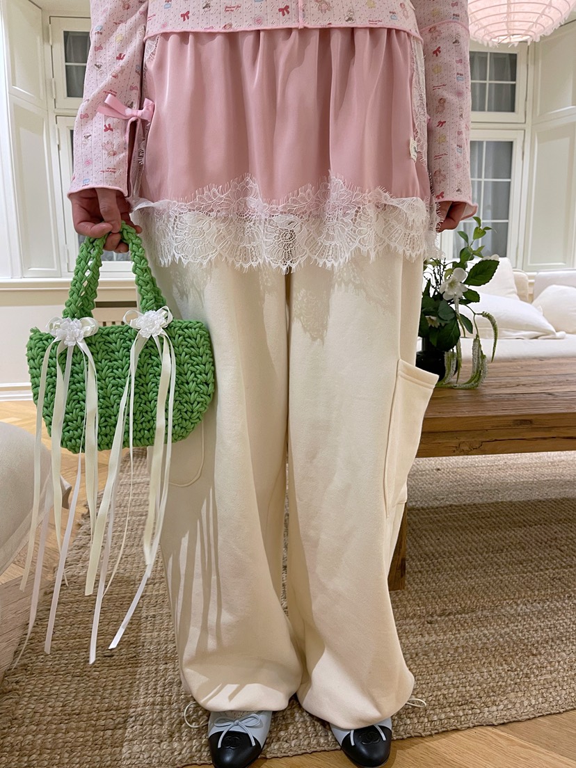 BOUTIQUE-L韓國直郵女士新款時尚真品人氣休閑褲不含腰帶BOUTIQUE-L休閑褲圖色2