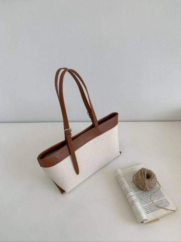 TROUVAILLE韓國代購女裝新款時尚熱賣人氣單肩斜跨包帆布TROUVAILLE單肩/斜跨包