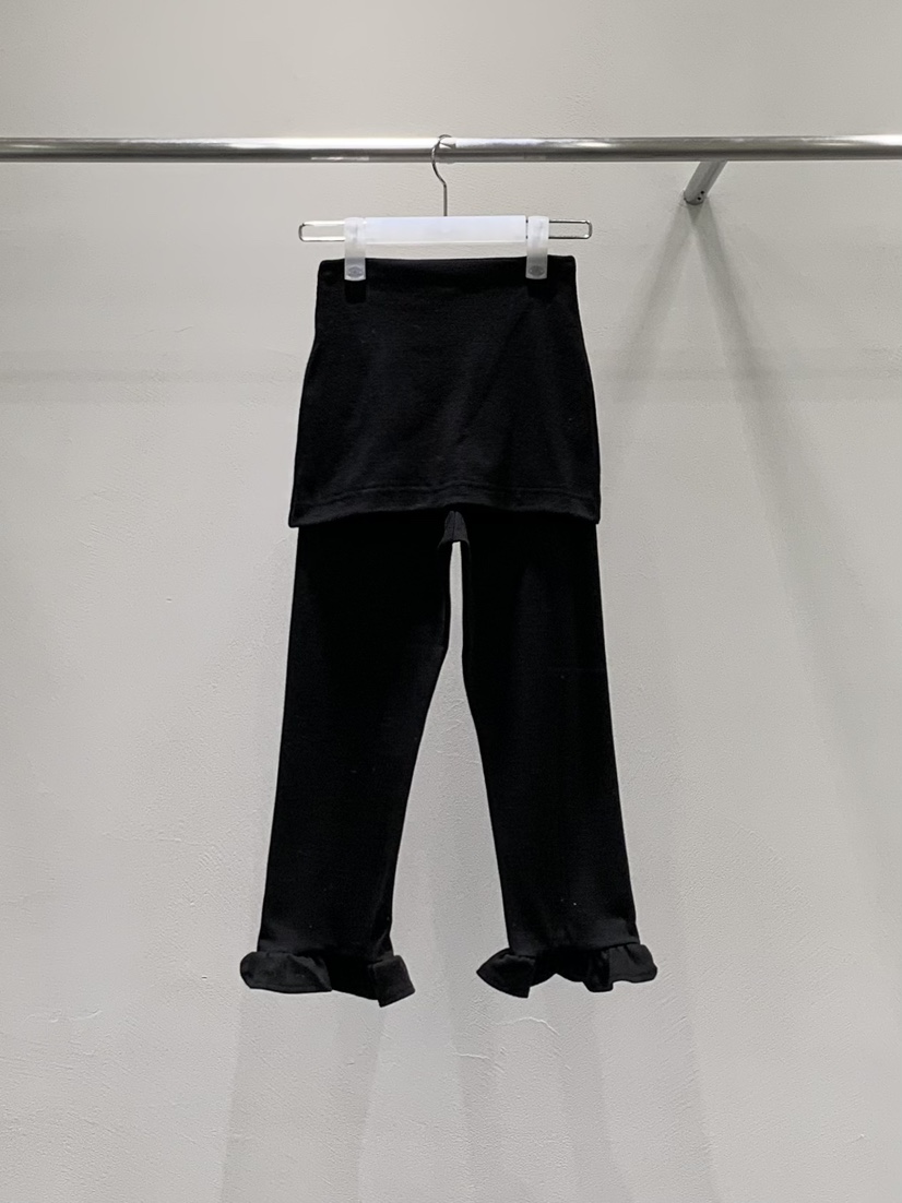 LOVE MOMENT韓國代購女士新款人氣熱賣裙褲荷葉邊緊身褲LOVE MOMENT裙褲