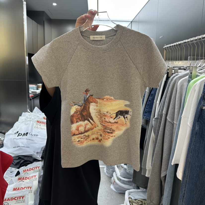 MADCITY/SAGAFURS東大門直郵女士新款推薦真品T恤不含配飾MADCITY/SAGAFURST恤圖色2