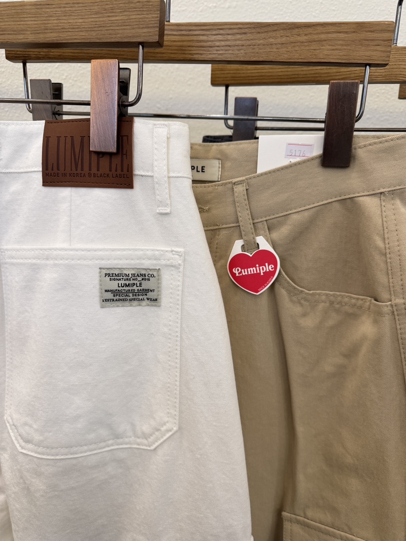 LUMIPLE東大門實拍女裝新款時尚真品休閑推薦熱賣26春夏休閑褲LUMIPLE休閑褲