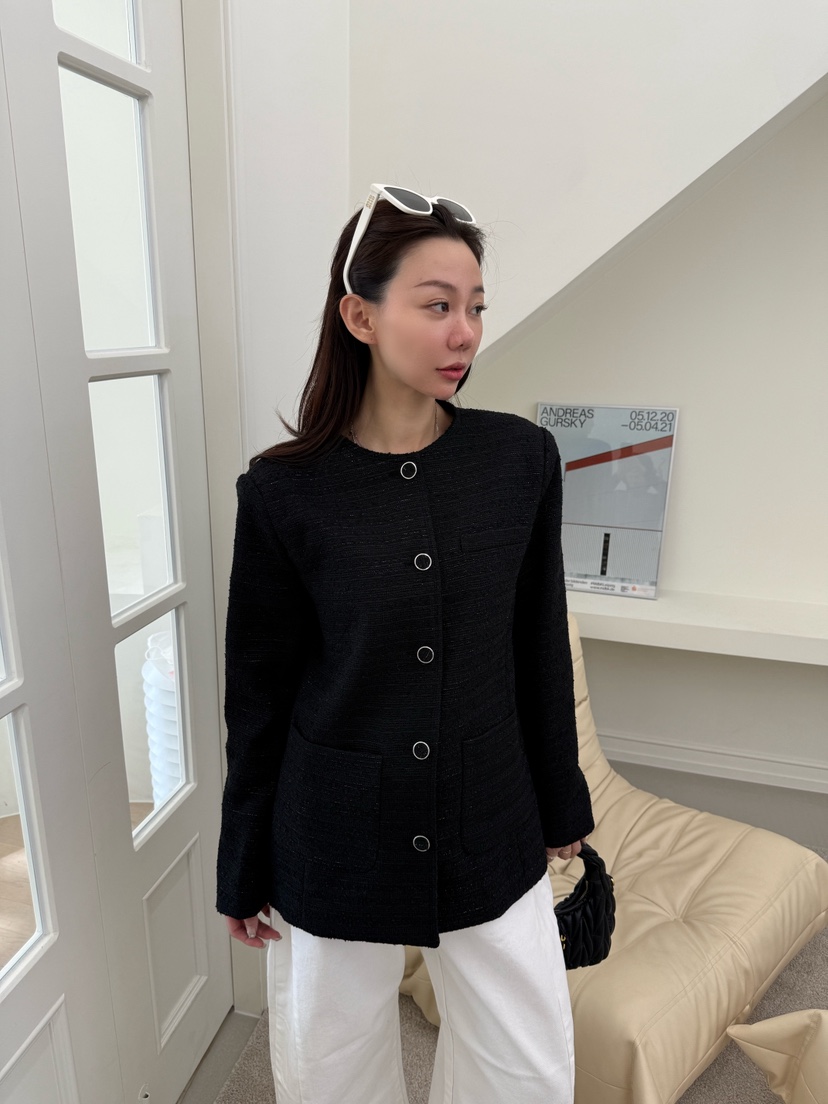 LUMIPLE東大門直郵女士新品時尚人氣真品熱賣26春夏夾克花呢LUMIPLE夾克