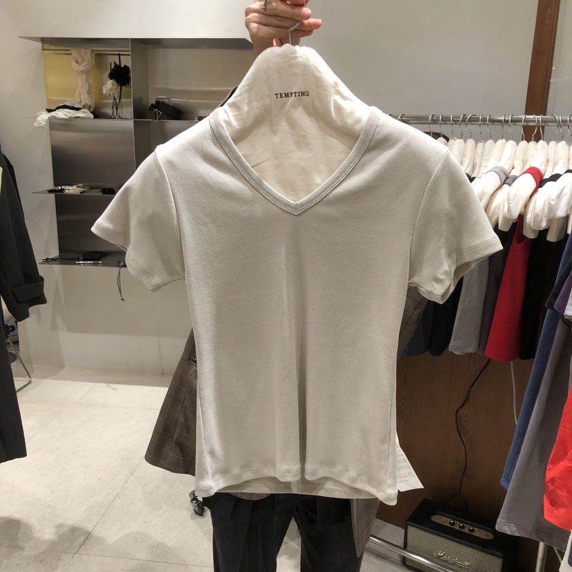 TEMPTING東大門實拍女裝新品真品26春夏推薦時尚人氣職業T恤TEMPTINGT恤圖色2