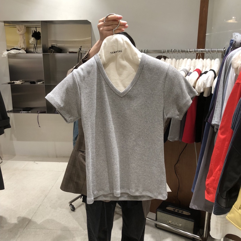 TEMPTING東大門實拍女裝新品真品26春夏推薦時尚人氣職業T恤TEMPTINGT恤圖色3
