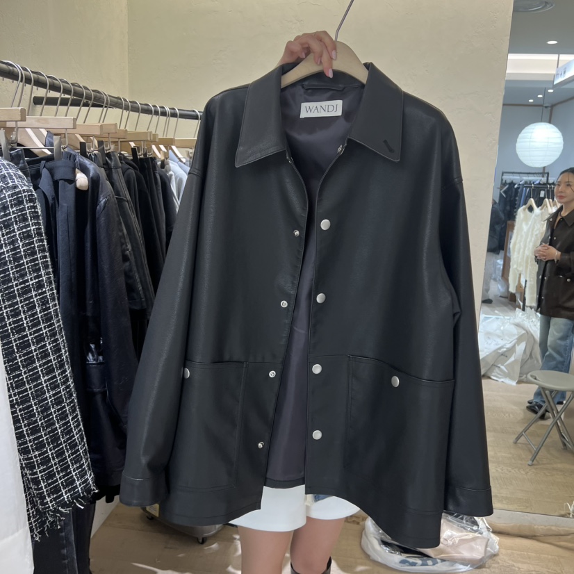 W AND J東大門實拍女士新款真品推薦職業時尚休閑人氣夾克W AND J夾克圖色2