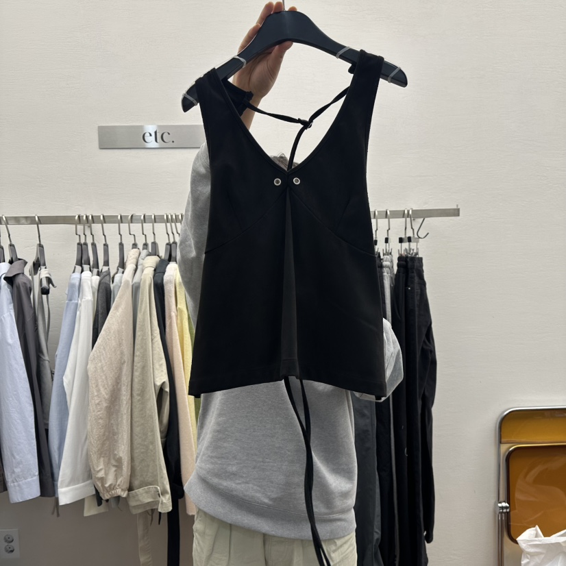 MOANA東大門直郵女士新品職業時尚熱賣真品人氣吊帶背心麂皮MOANA吊帶/背心圖色2