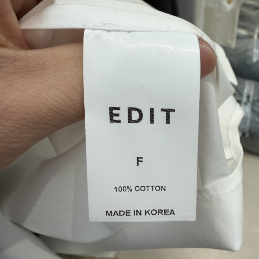 EDIT東大門直郵女士新款26春夏熱賣職業時尚推薦襯衫蕾絲衫EDIT襯衫/蕾絲衫