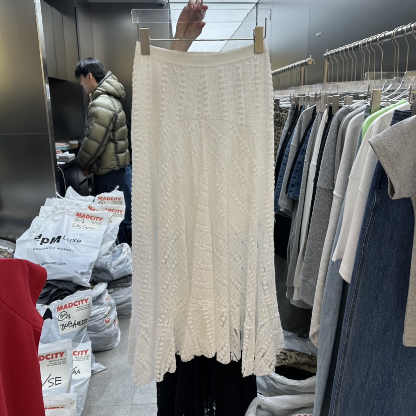 MADCITY/SAGAFURS東大門實拍女裝新款26春夏推薦長裙蕾絲MADCITY/SAGAFURS長裙圖色1