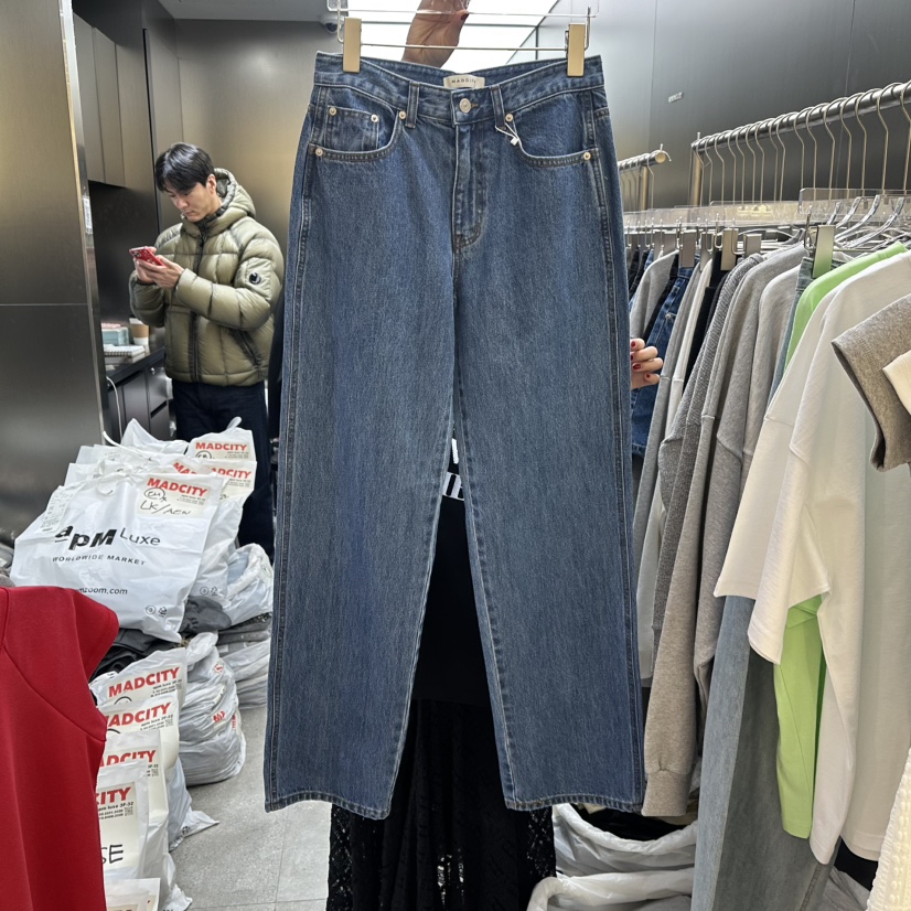 MADCITY/SAGAFURS東大門直郵女裝新款26春夏熱賣真品牛仔褲MADCITY/SAGAFURS牛仔褲圖色1