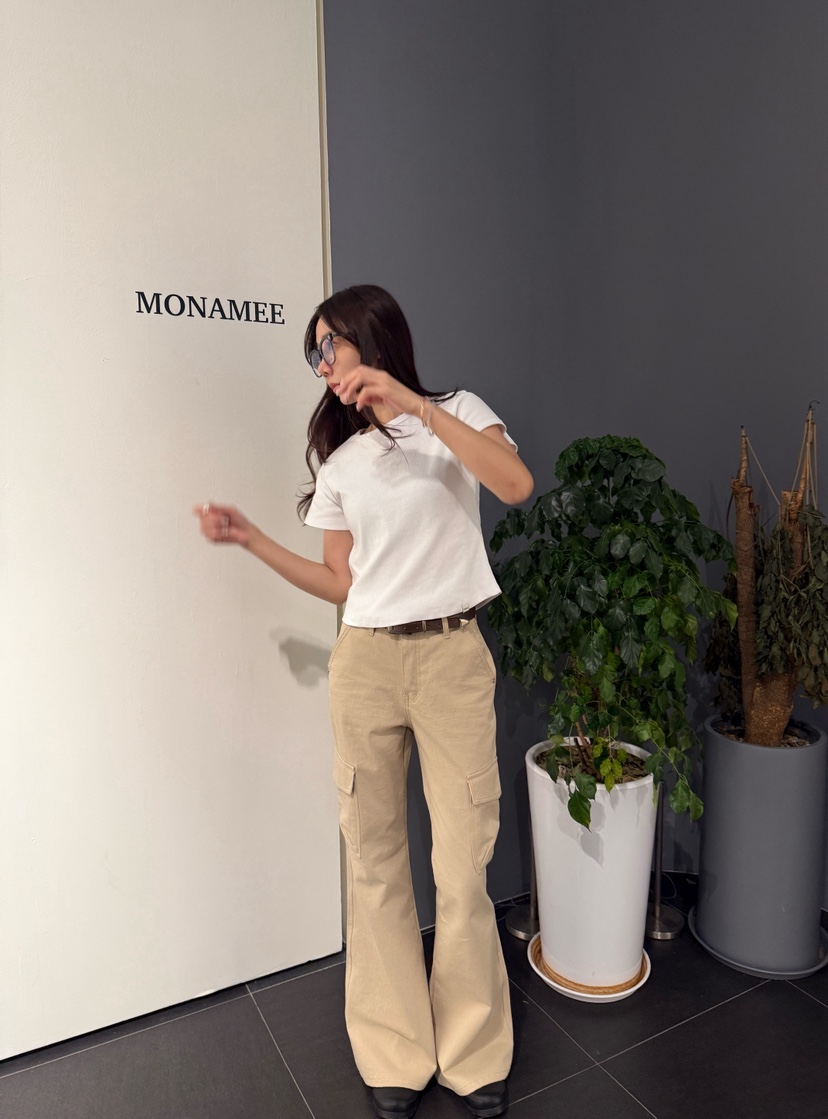 LUMIPLE東大門代購女裝新品人氣推薦職業時尚真品26春夏休閑褲LUMIPLE休閑褲