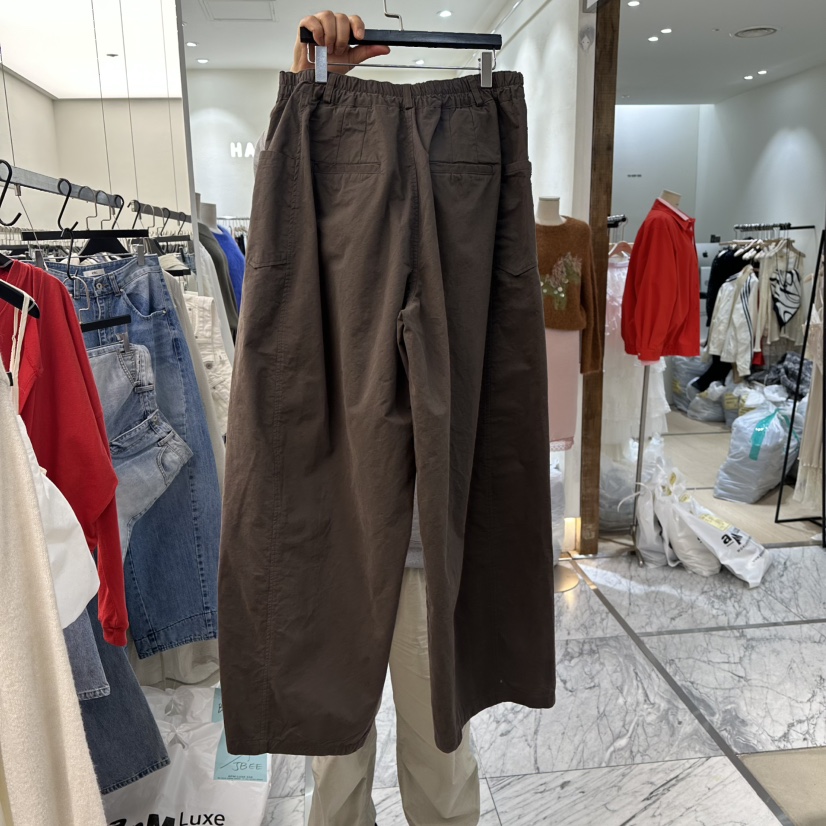 MOANA韓國代購女士新品人氣職業休閑26春夏真品時尚休閑褲MOANA休閑褲