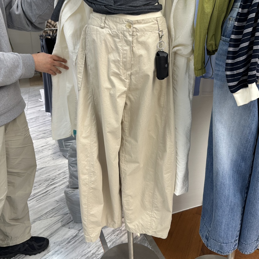 MOANA韓國代購女士新品人氣職業休閑26春夏真品時尚休閑褲MOANA休閑褲圖色1