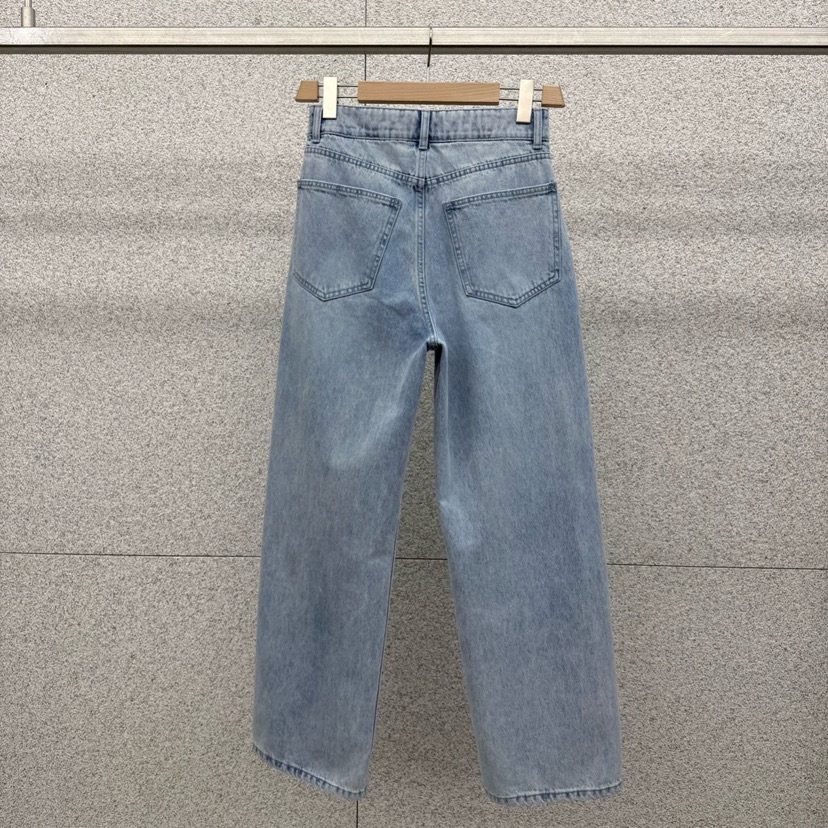 AT THE BAGEL韓國直郵女裝新款推薦休閑熱賣職業牛仔褲AT THE BAGEL牛仔褲