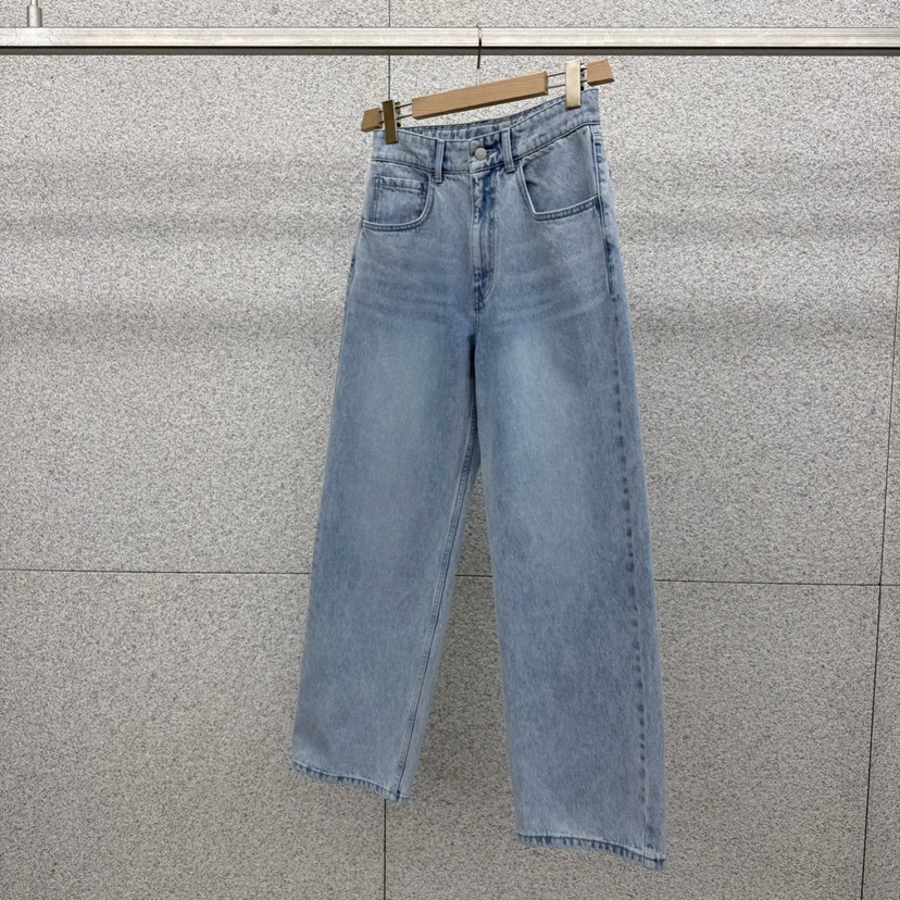 AT THE BAGEL韓國直郵女裝新款推薦休閑熱賣職業牛仔褲AT THE BAGEL牛仔褲圖色1