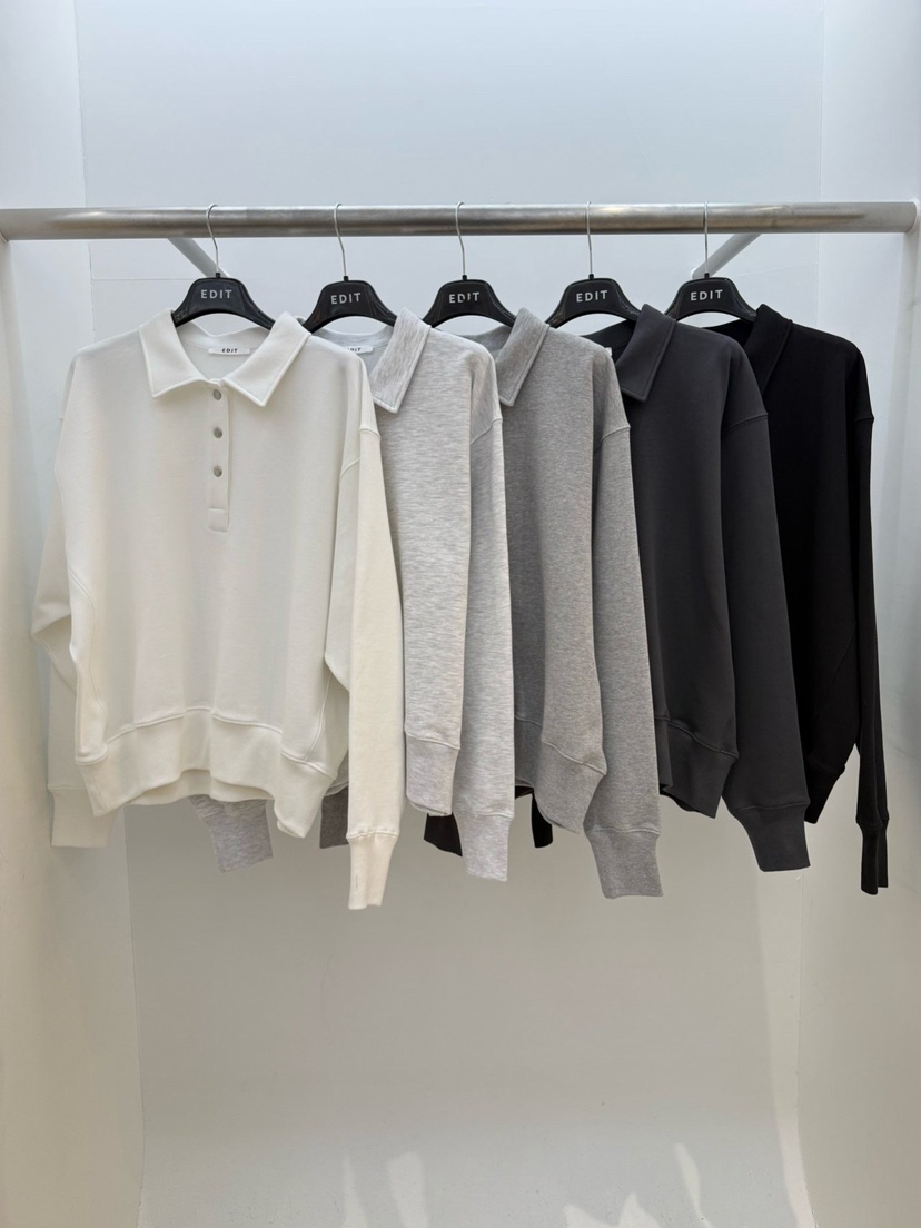 EDIT韓國代購女裝新品人氣休閑推薦26春夏真品時尚職業衛衣EDIT衛衣