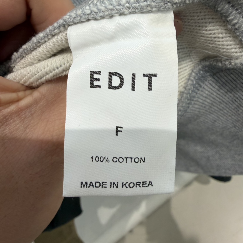 EDIT韓國代購女裝新品人氣休閑推薦26春夏真品時尚職業衛衣EDIT衛衣