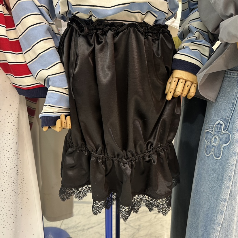 MOMAZU東大門直郵女裝新品熱賣休閑推薦半身裙中短裙蕾絲MOMAZU半身裙/中短裙圖色2