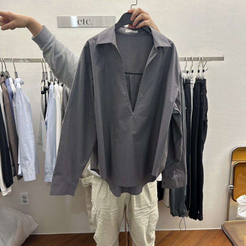 MOANA東大門代購女裝新品熱賣人氣休閑真品襯衫蕾絲衫V領MOANA襯衫/蕾絲衫圖色3