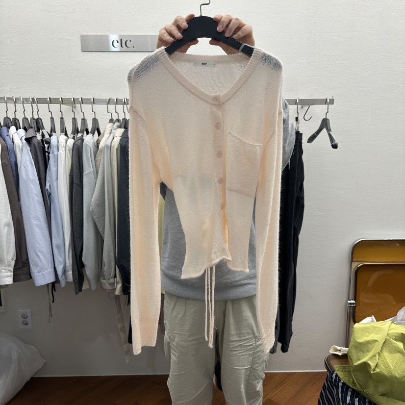 MOANA韓國代購女士新款推薦職業休閑26春夏人氣針織衫馬海毛MOANA針織衫圖色1