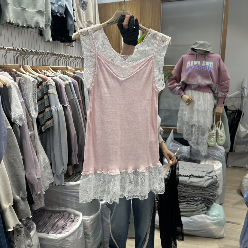 MARI CO韓國代購女裝新品推薦時尚真品人氣熱賣吊帶背心MARI CO吊帶/背心圖色2