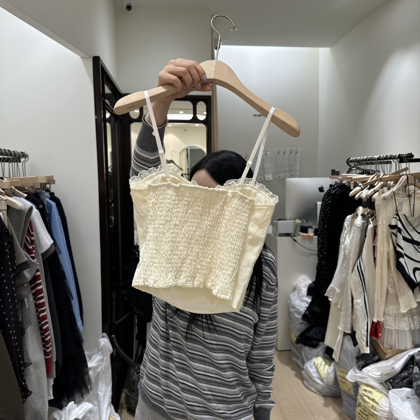 THEMORYPARK韓國代購女士新款時尚26春夏熱賣推薦吊帶背心THE MORY PARK吊帶/背心