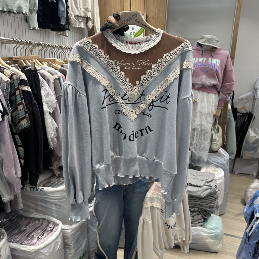 MARI CO東大門實拍女裝新品熱賣休閑真品26春夏職業衛衣MARI CO衛衣圖色2