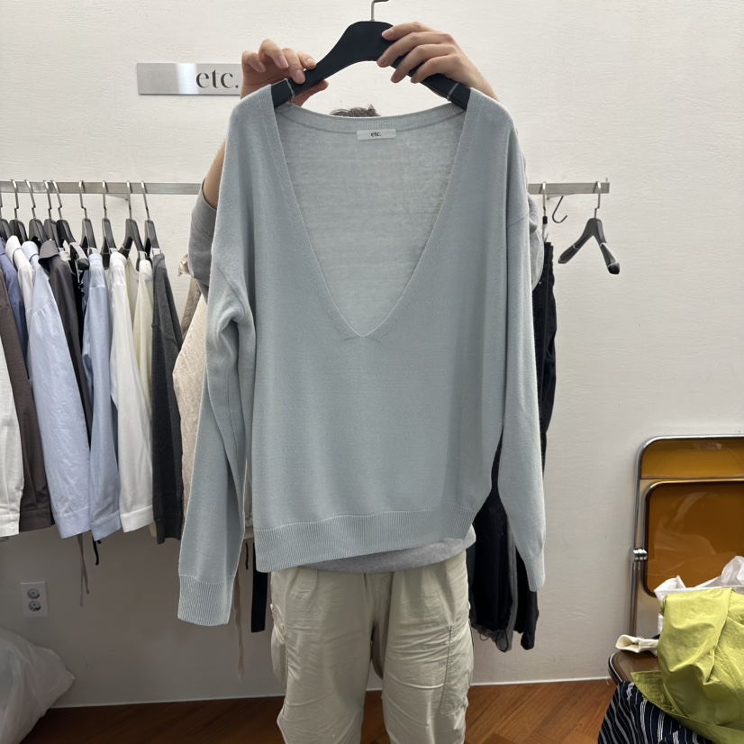 MOANA韓國代購女士新款推薦真品熱賣26春夏職業人氣針織衫MOANA針織衫圖色3