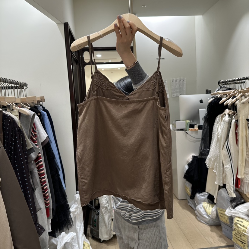 THEMORYPARK東大門直郵女士新款推薦熱賣休閑時尚吊帶背心THE MORY PARK吊帶/背心