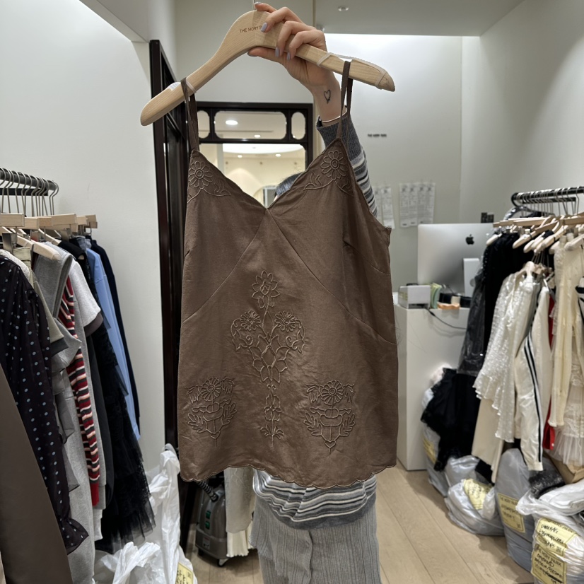 THEMORYPARK東大門直郵女士新款推薦熱賣休閑時尚吊帶背心THE MORY PARK吊帶/背心圖色2